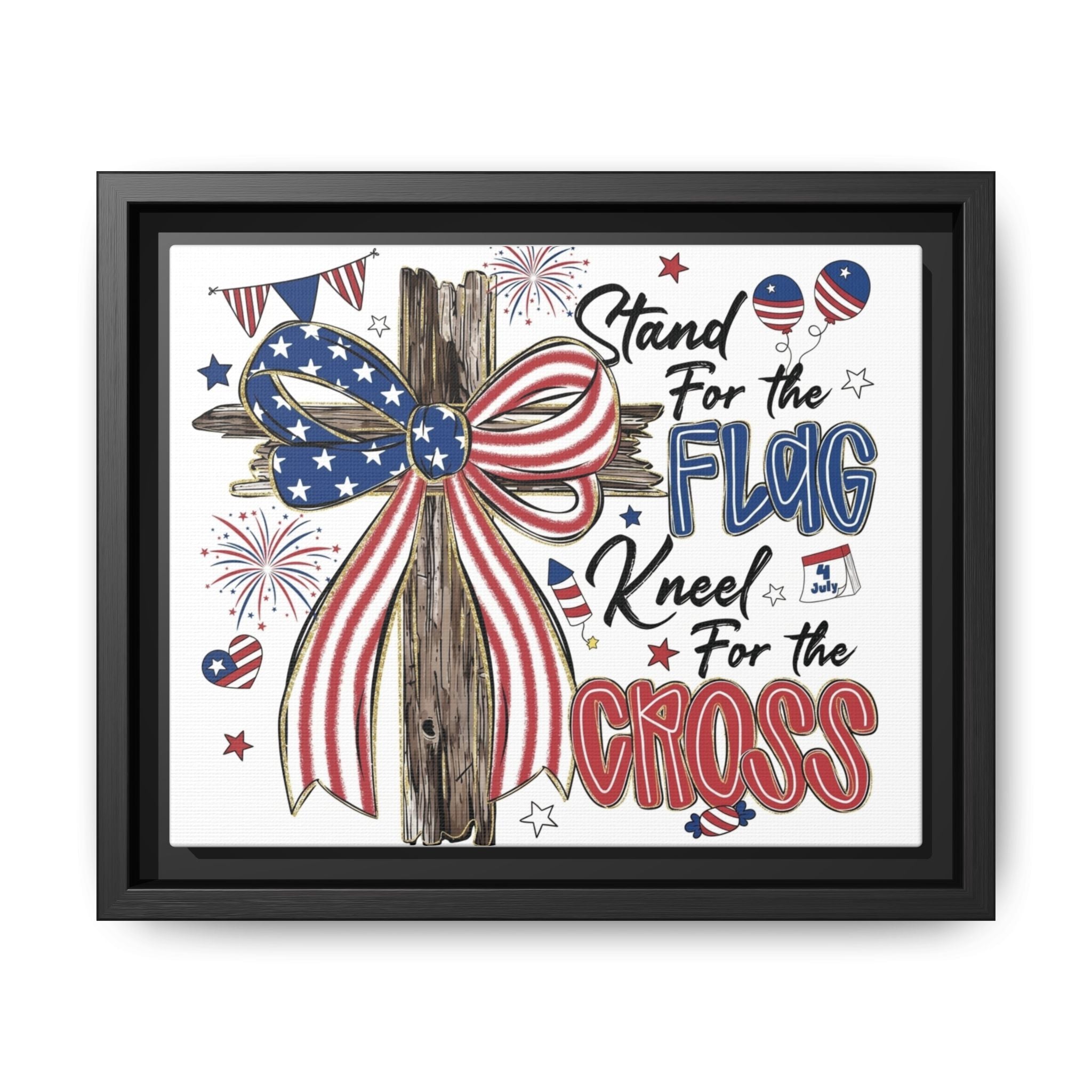 Matte Canvas, Framed (Multi-color)