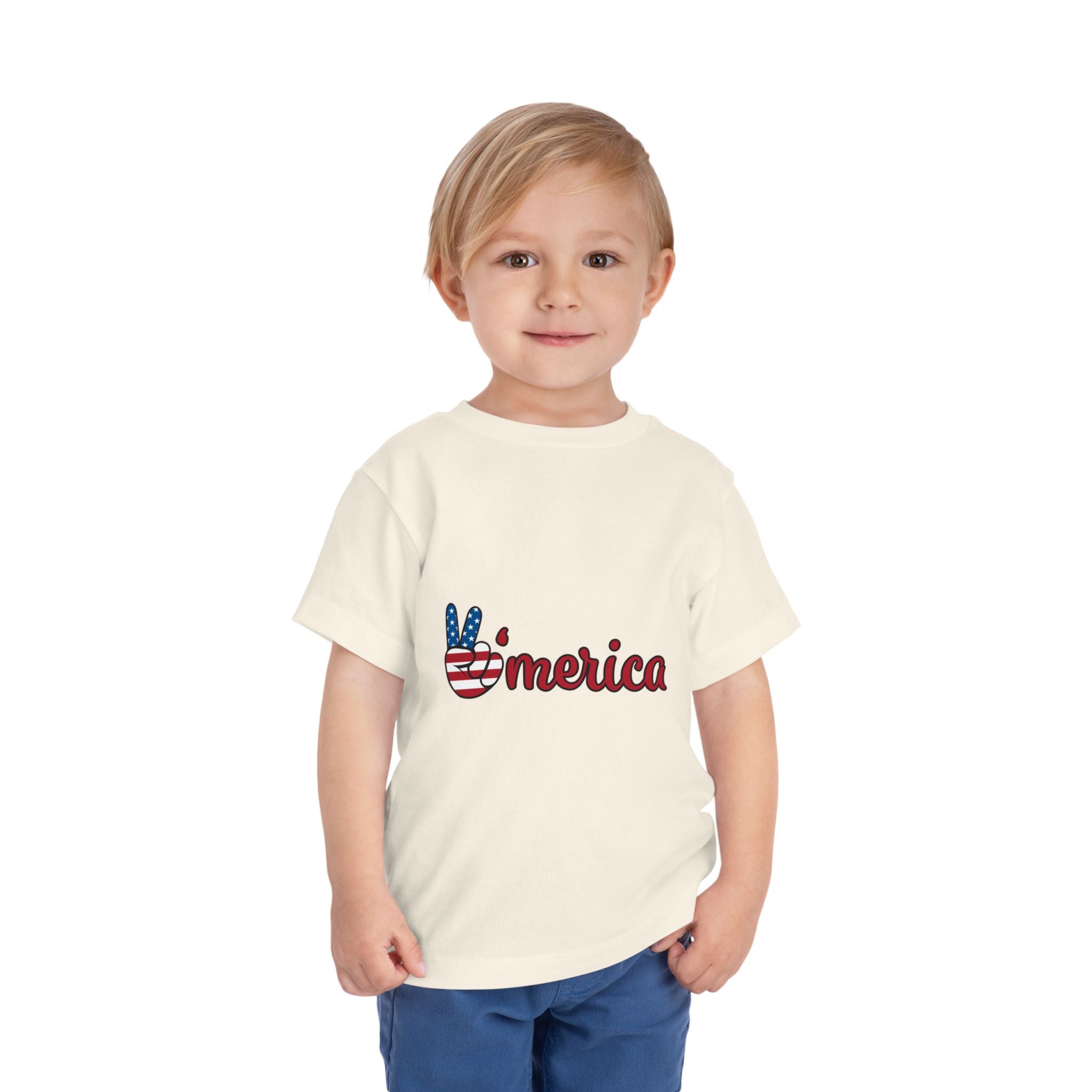 Patriotic 4th of July Toddler Tee — Stars & Stripes Kids' Shirt