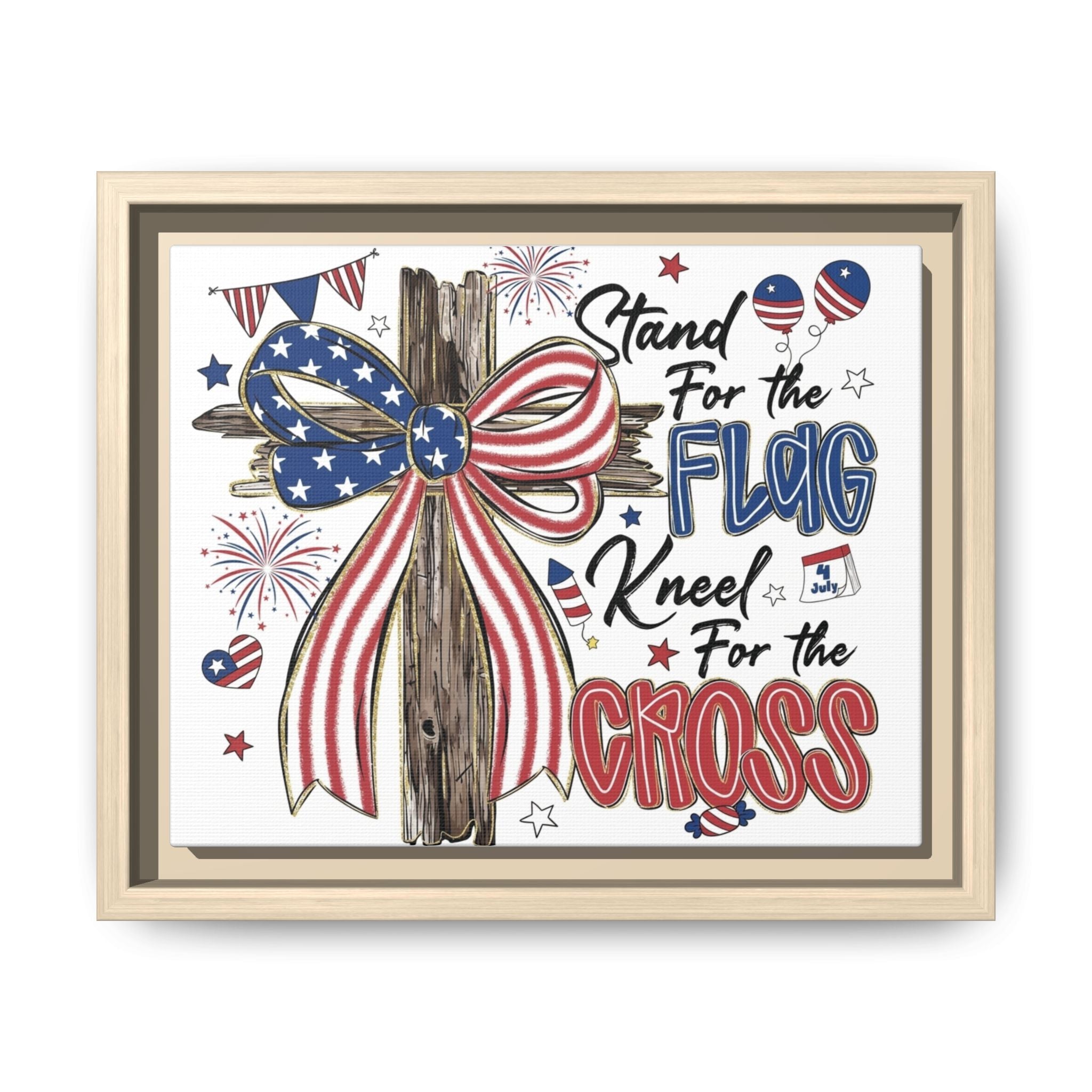 Matte Canvas, Framed (Multi-color)