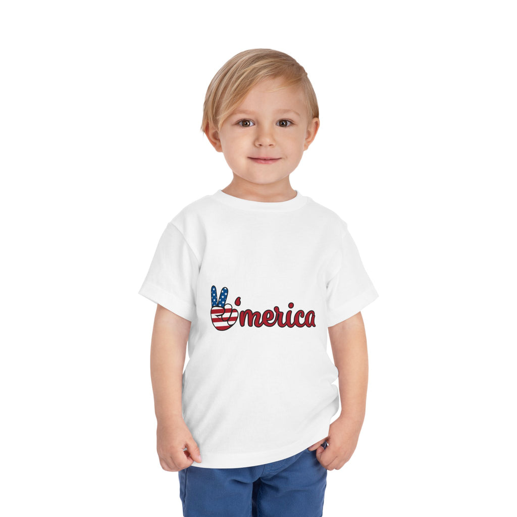 Patriotic 4th of July Toddler Tee — Stars & Stripes Kids' Shirt