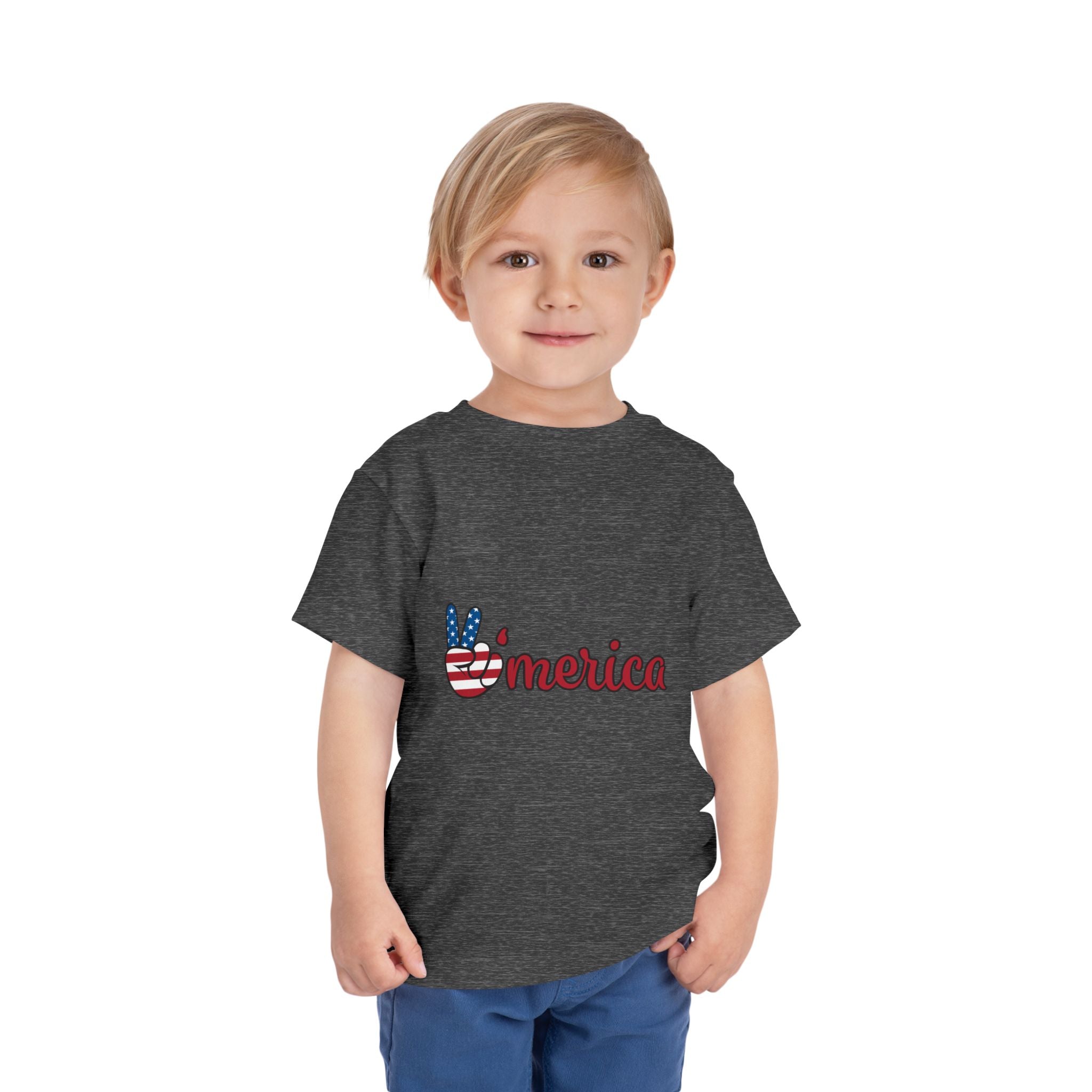 Patriotic 4th of July Toddler Tee — Stars & Stripes Kids' Shirt