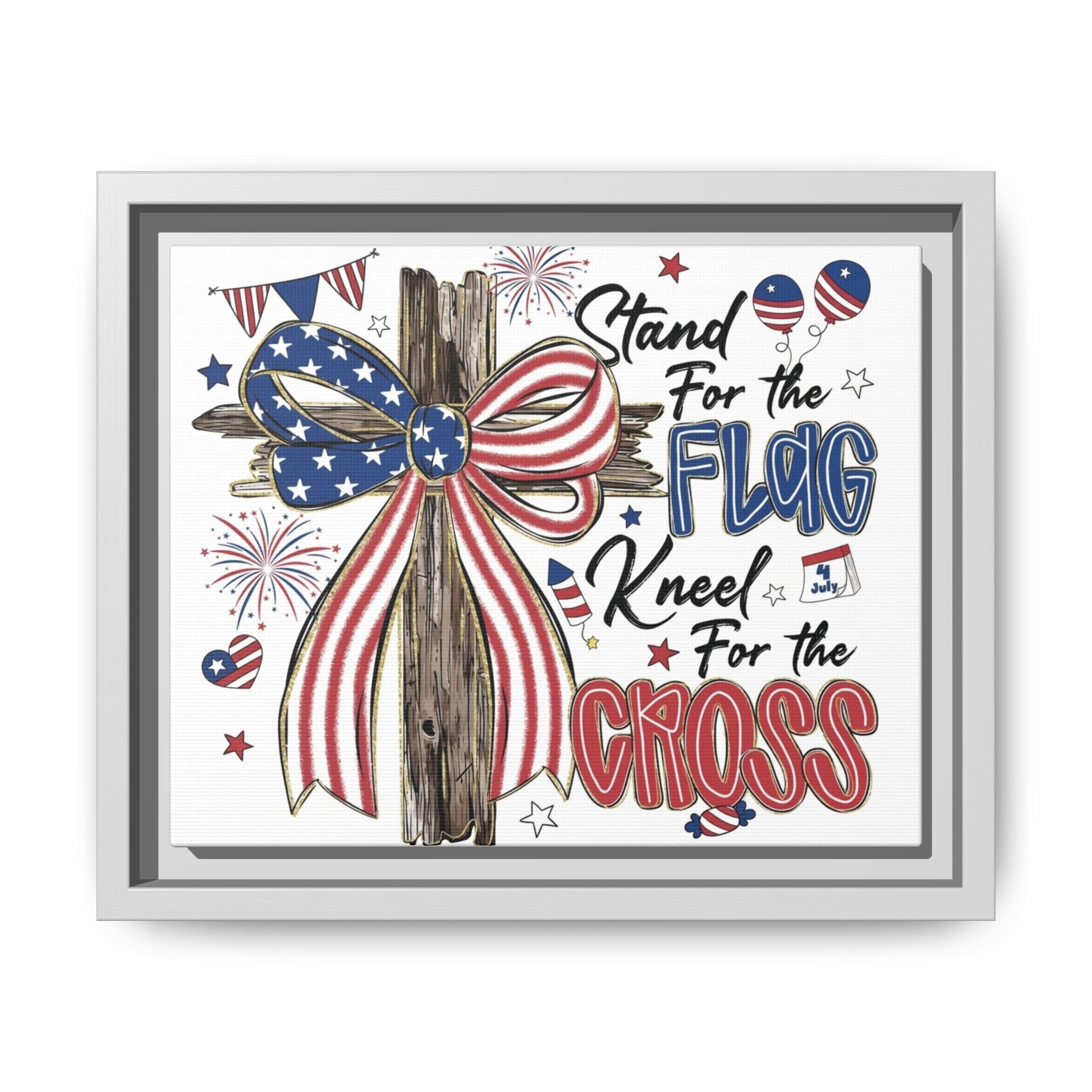 Matte Canvas, Framed (Multi-color)