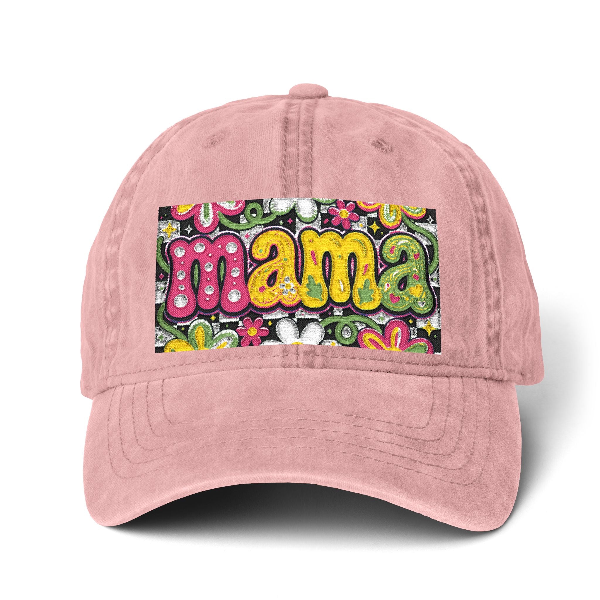 Women's Pigment-Dyed Cap with Fashion Undervisor (Embroidery)